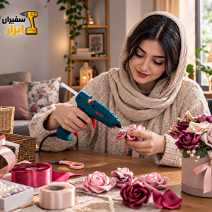 تفنگ چسب حرارتی 60 وات جدید کد RH-4465
